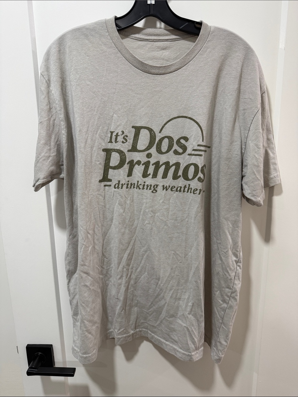 Dos Primos Men's Graphic Tee in Light Gray - XXL